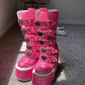 Dolls Kill Lovesick Trinity Boot - Demonias